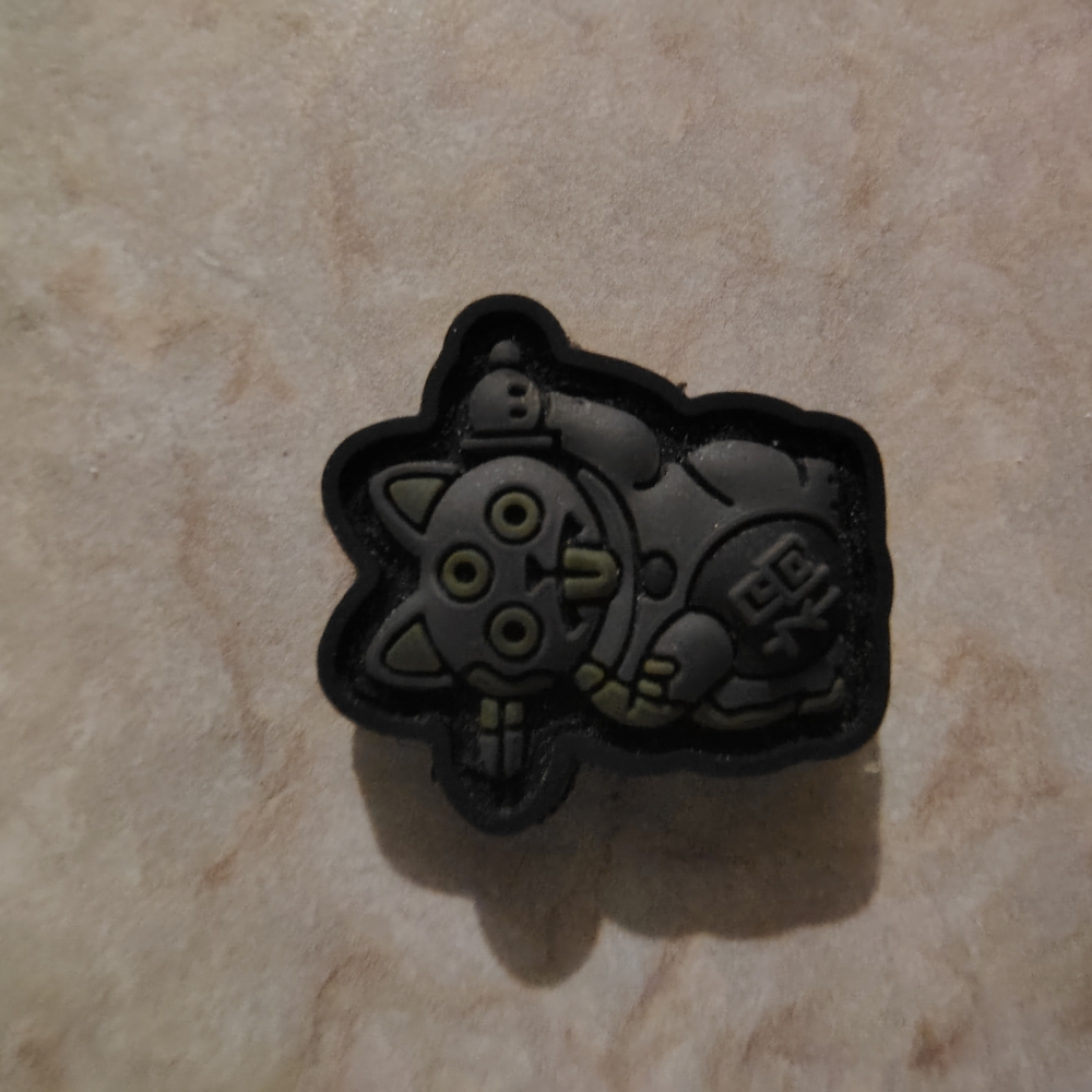 Charming Black and Gray Cat Keychain